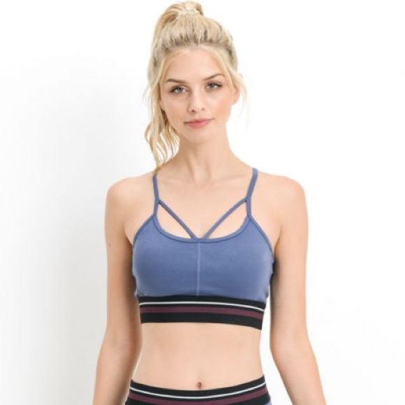 😍 NWT Mono B Sports Bra & Full Mesh Leggings Set - Picture 2 of 10